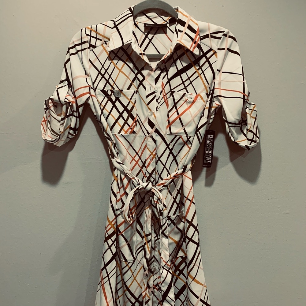 NWT NY&CO xsmall petite collar dress